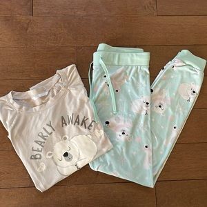 Bearly Awake Pajama set